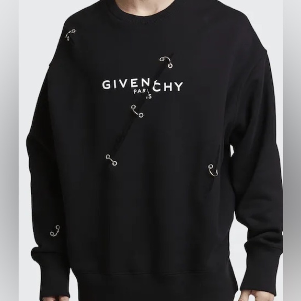 Givenchy
Men's Trompe L'oeil Ring Sweatshirt